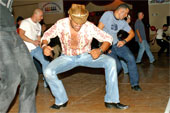 line dancer at Welcome Dance (tw)